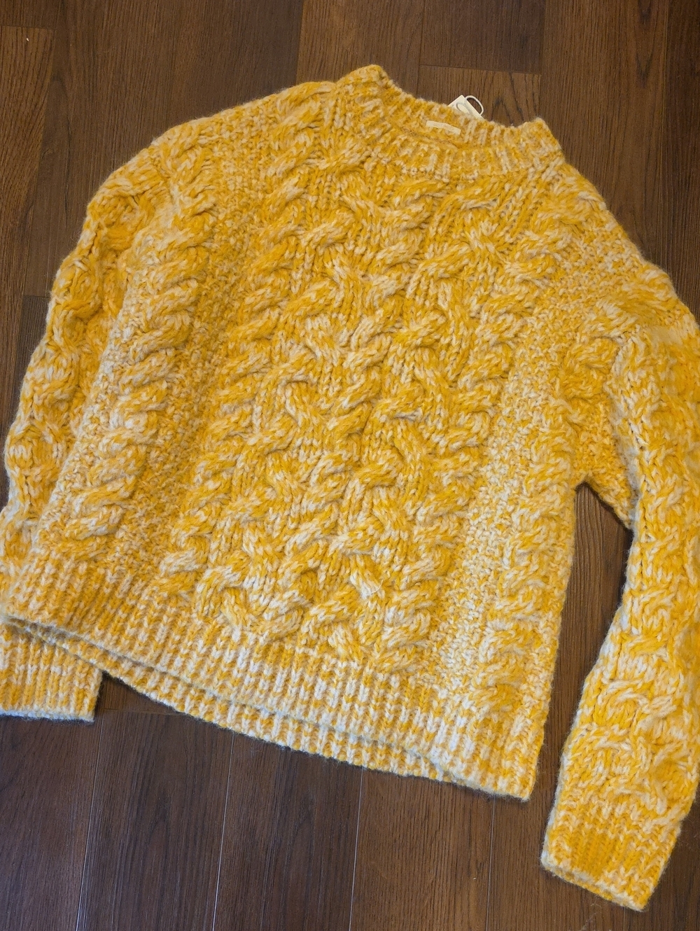 Butter Me Up Alpaca Merino Wool Biggie Jumper In Salted Lemon
